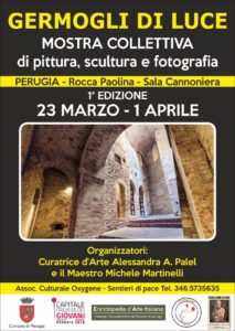 L'evento è stato patrocinato dalla Regione Umbria, dal Comune di Perugia, dall'Enciclopedia d'Arte Italianae dal movimento d'arte " sentieri di pace e percorsi di consapevolezza" e presentata dal critico AICA, il direttore editoriale dell'Enciclopedia, Alberto Moioli e la curatrice d'arte Alessandra Anca Palel. Le istituzionisono state rappresentate dallo Consigliere comunale Pastorelli Clara.